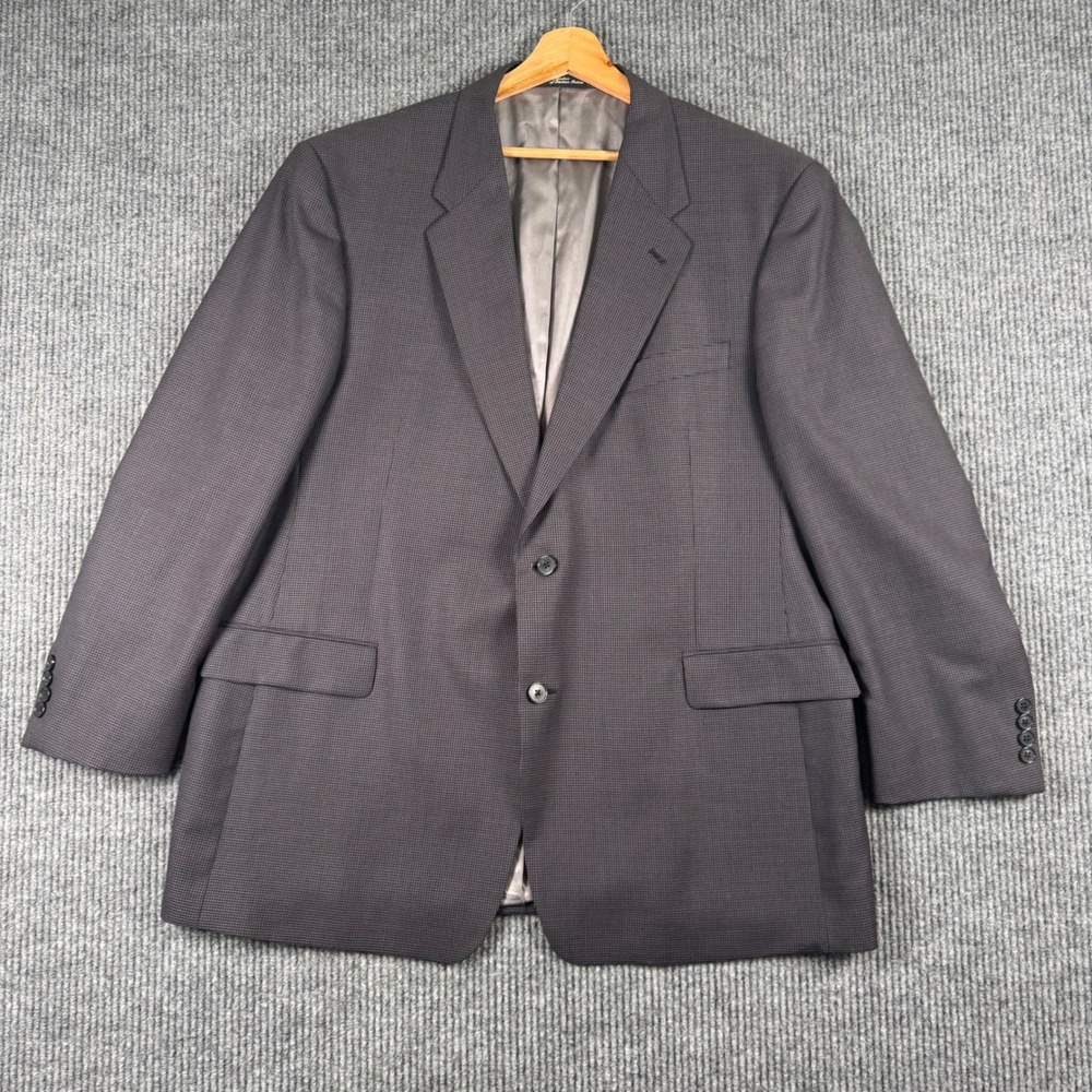 Murano‎ Mens 48R Blazer Jacket Gray Italian Worsted Wool Sport Coat Dillard's
